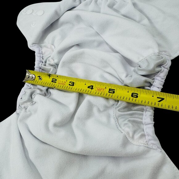 Reusable Baby Cloth Diapers W/ Inserts One Size Cloud & Polka Dot Patterns - Picture 13 of 15